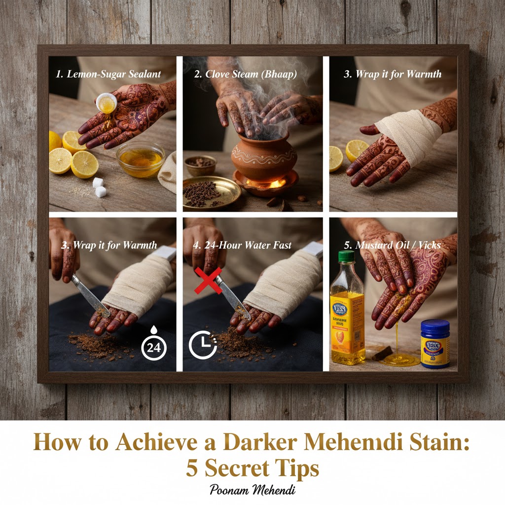 How to Achieve a Darker Mehendi Stain: 5 Secret Tips